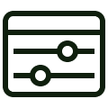Custom schedule icon.