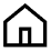 Ambient indoor temperature icon.