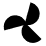 Fan speed button icon.