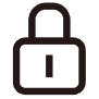 Thermostat Lock indicator icon.